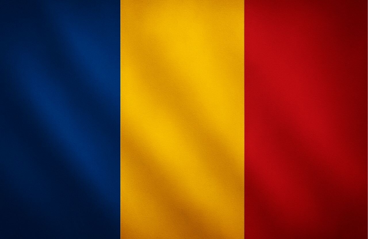 flaga Rumunii - Szybka wysyłka przesyłek i palet do Rumunii – Romania Express