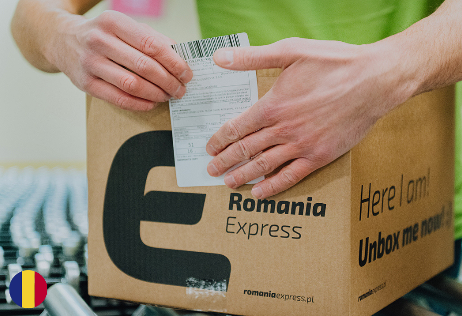 Kompletowanie i pakowanie przesyłek przygotowywanych do wysyłki do Rumunii