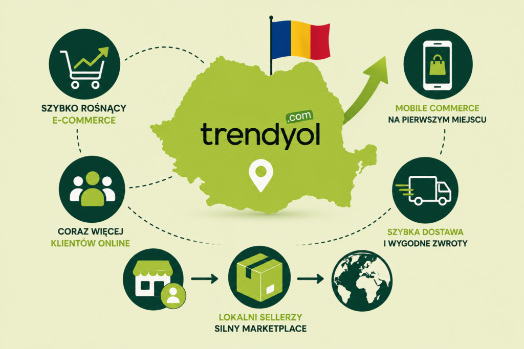 marketplace w Rumunii – rozwój marketplace i e-commerce w Rumunii, mobile commerce, szybkie dostawy oraz rosnąca liczba klientów online na rynku rumuńskim