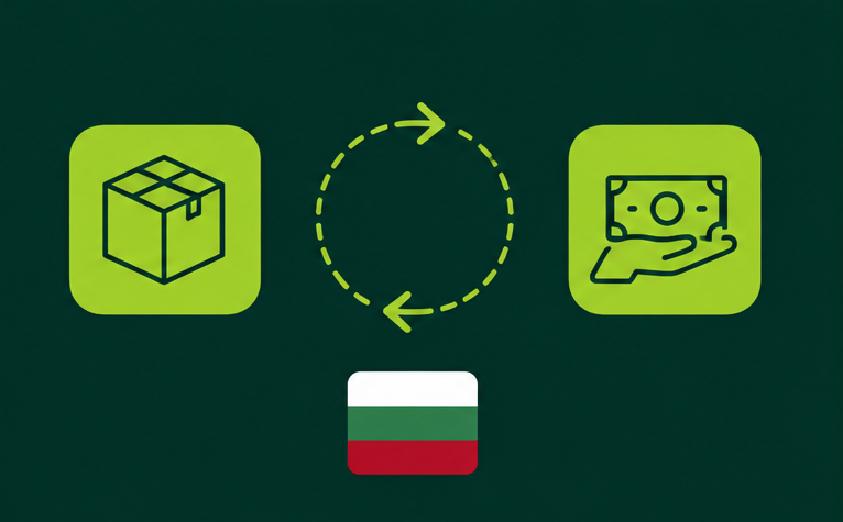 Płatność za pobraniem COD przy wysyłce paczek do Bułgarii