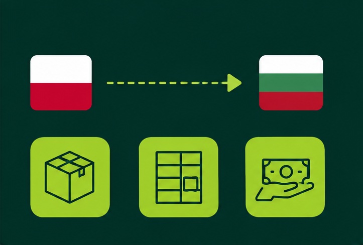 Wysyłka paczek z Polski do Bułgarii dla sklepów internetowych z obsługą płatności za pobraniem